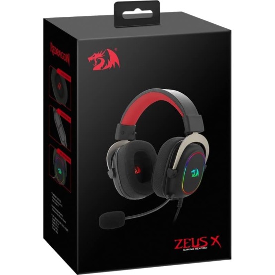 Redragon H510 Zeus-X RGB Wired Gaming Headset - 7.1 Surround Sound