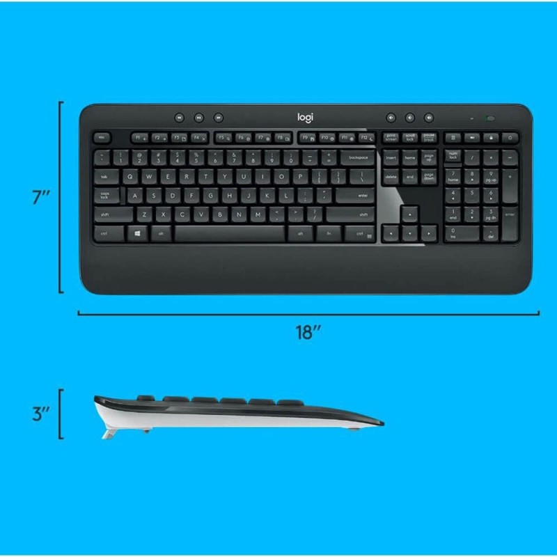 Logitech MK540 Advanced Wireless Keyboard Mouse