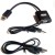 2B (CV727)  HDMI to VGA Converter with Power and Audio Output - Black
