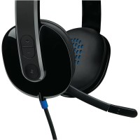 Logitech H540 USB Headset, Black [981-000480], Wired