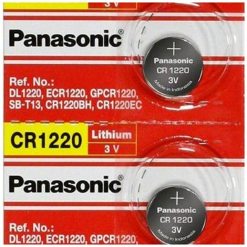 Panasonic CR1220 3v Lithium 1220 Coin Batteries