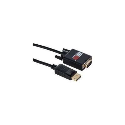 2B (DC605) - Display Port to VGA Cable - 1.8M - Black