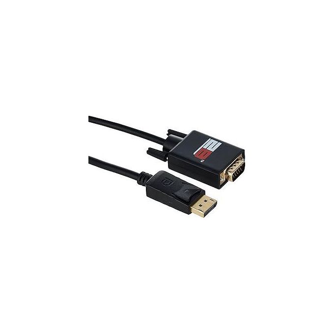 2B (DC605) - Display Port to VGA Cable - 1.8M - Black