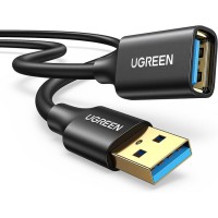 Ugreen USB 3.0 Male To Female Gold Plated Extension Cable with 5Gbps Transfer Speed Compatible With PC, Game Consoles, Monitors (3M) 