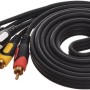 Audio Cable  3*3 1.5M - Black