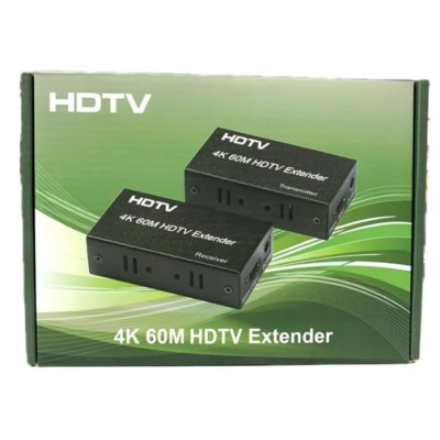 HDMI Extender,60M HDMI to RJ45 Network Cable