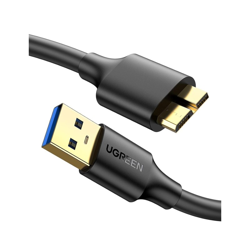 UGREEN 10841 US130 USB 3.0 A Male to Micro USB 3.0 Male 1m Cable -Black