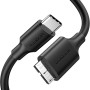 UGREEN (20103)USB C Hard Drive Cable, Micro B To Type C Lead compatible for USB 3.0 External Portable SSD HDD