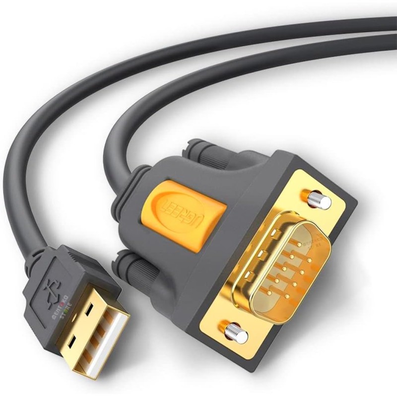 Ugreen (20211) USB 2.0 Serial Adapter Cable to RS232 DB9 1.5m