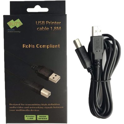 BLITZ Printer Cable USB 2.0 A/B Male 1.8M