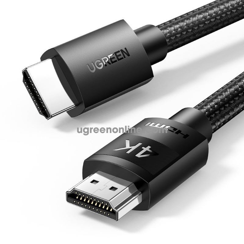 UGREEN (40103) 4K HDMI Male to Male Braided Cable 5m -Black