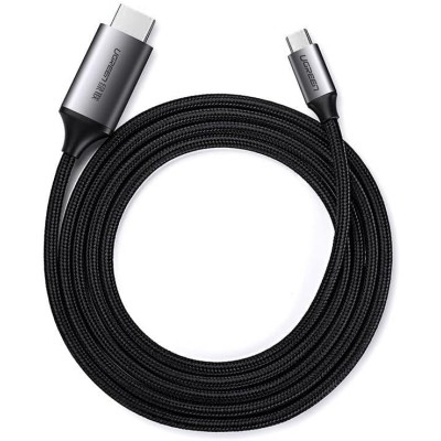 UGREEN (50570) MM142 USB-C to HDMI Male to Male Cable Aluminum Shell 1.5m (Gray Black)