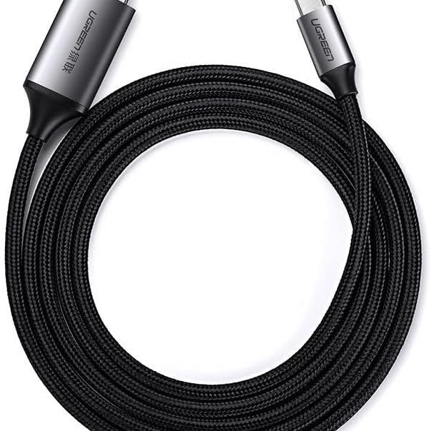 UGREEN (50570) MM142 USB-C to HDMI Male to Male Cable Aluminum Shell 1.5m (Gray Black)