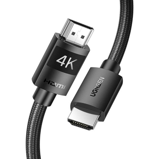 UGREEN (55506) HDMI Male to Male 8K Fiber Optic Aluminum Shell 20M Cable Black