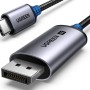 Ugreen 25157 USB-C To Display Port Cable 8K@60Hz 4K@240Hz, 1M - Black