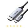Ugreen USB-C to HDMI Male to Male Cable Aluminum Shell 1.5m (Gray Black) MM142