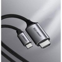 Ugreen USB-C to HDMI Male to Male Cable Aluminum Shell 1.5m (Gray Black) MM142