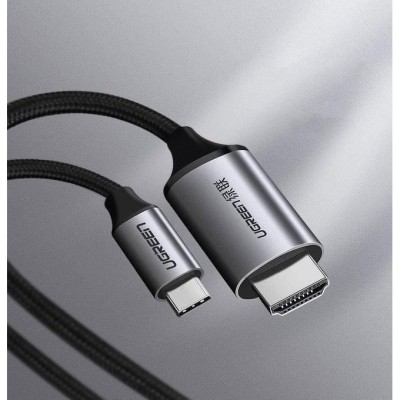 Ugreen USB-C to HDMI Male to Male Cable Aluminum Shell 1.5m (Gray Black) MM142