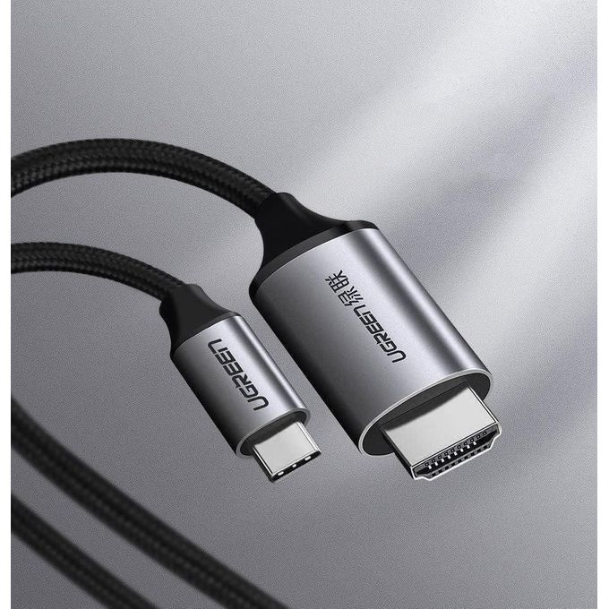 Ugreen USB-C to HDMI Male to Male Cable Aluminum Shell 1.5m (Gray Black) MM142