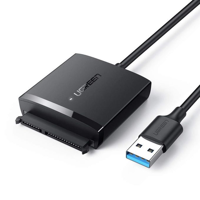 Ugreen SATA to USB 3.0 Adapter Cable with UASP SATA III to USB Converter for 2.5" 3.5" Hard Drives Disk HDD and Solid State Drives SSD 