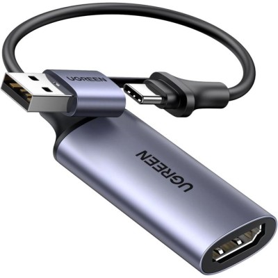 Ugreen HDMI to USB-A/USB-C Video Capture Card 4K 