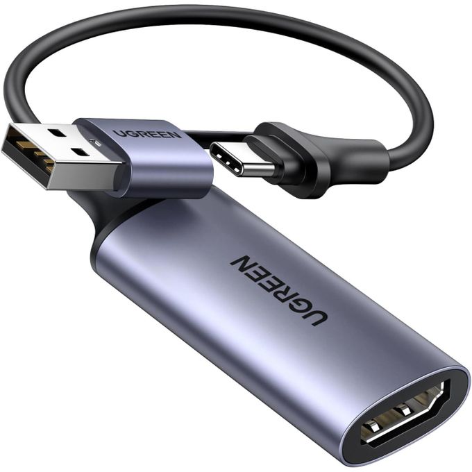 Ugreen HDMI to USB-A/USB-C Video Capture Card 4K 