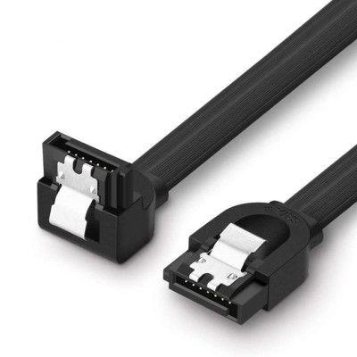 Ugreen SATA Cable 3.0 To Hard Disk Drive HDD SSD ODD 6Gbps High-Speed Data Plug Cord, Straight To Bending (0.5M) - 