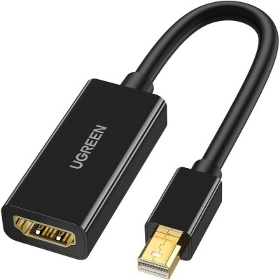 Ugreen Mini DisplayPort To HDMI Adapter (Thunderbolt 2.0), 4K Mini DP To HDMI Adapter Cable, Compatible With MacBook Pro MacBook Air, iMac, Surface Book Pro 4/5, Thinkpad, Google Pixel Chromebook 