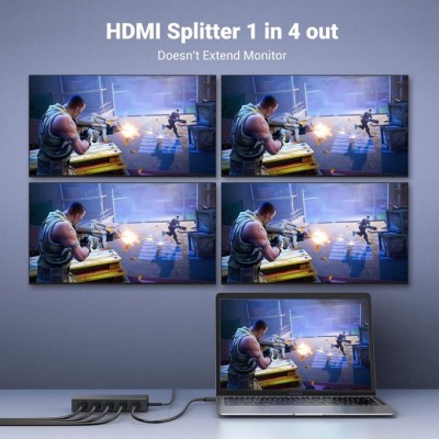 Ugreen hdmi splitter 1 in 4 out cm570 