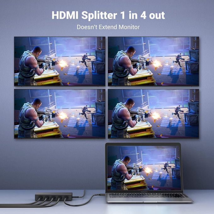 Ugreen hdmi splitter 1 in 4 out cm570 