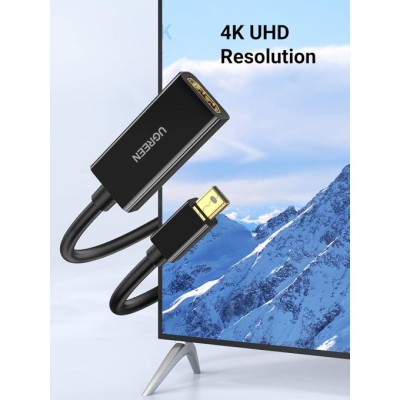 Ugreen Mini DisplayPort To HDMI Adapter (Thunderbolt 2.0), 4K Mini DP To HDMI Adapter Cable, Compatible With MacBook Pro MacBook Air, iMac, Surface Book Pro 4/5, Thinkpad, Google Pixel Chromebook 