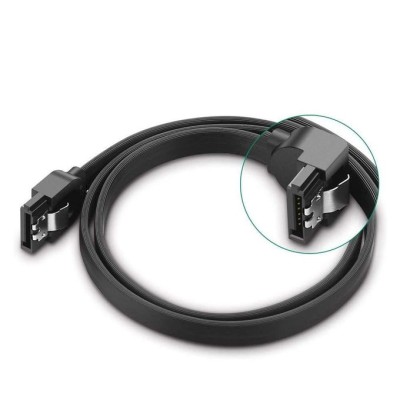 Ugreen SATA Cable 3.0 To Hard Disk Drive HDD SSD ODD 6Gbps High-Speed Data Plug Cord, Straight To Bending (0.5M) - 