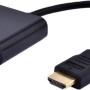 MT Viki Metal Adapter HDMI To VGA Converter For Connection - Black