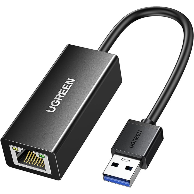 UGREEN CR111 (20256) USB 3.0 Gigabit Ethernet Adapter (Black)