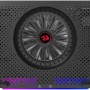 Redragon GCP500 IVY Laptop Cooler - 5 Quiet fans - 2 USB Port - Fan Speed Control - Aluminum Panel -