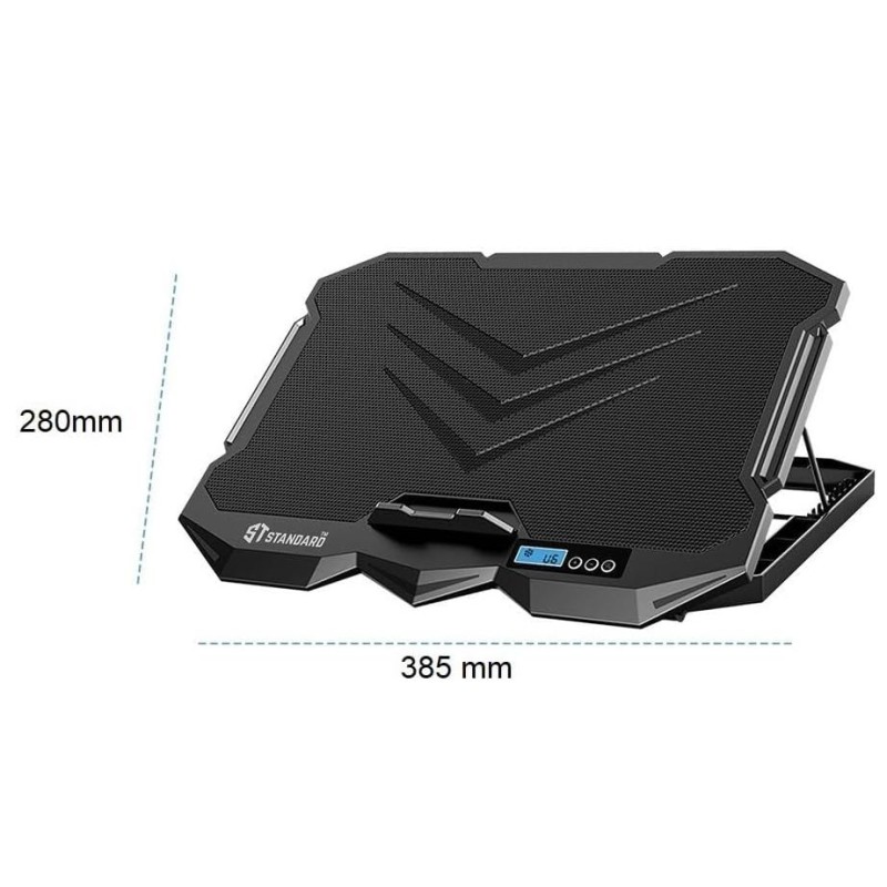 STANDARD GAMING COOLER 4FAN iCE-04 Plus LEDLIGHT