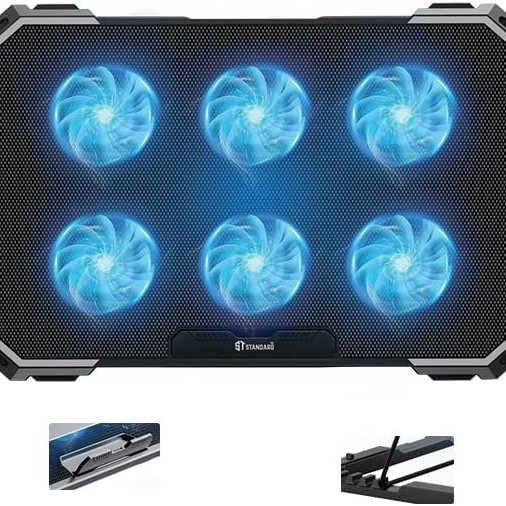 STANDARD GAMING COOLER 6FAN iCE-06 Plus LEDLIGHT