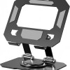 Tablet Holder حامل كمبيوتر وتابلت محمول وقابل للطي والتعديل بزاوية 360 درجة