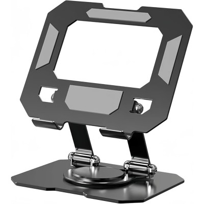 Tablet Holder حامل كمبيوتر وتابلت محمول وقابل للطي والتعديل بزاوية 360 درجة