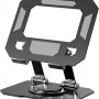 Tablet Holder حامل كمبيوتر وتابلت محمول وقابل للطي والتعديل بزاوية 360 درجة