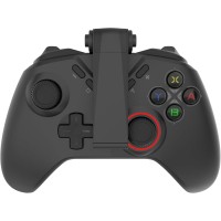 Redragon Forge G711 Wireless Gaming Controller, Multi-Platform, RGB, 4 Programmable Buttons, USB 2.4GHz, Bluetooth, USB Type-C, Six-Axis Gyroscope, Black