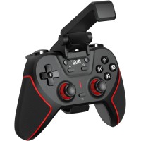 Redragon Sempiten Black and Red Gamer Controller with Cell Phone Holder G712