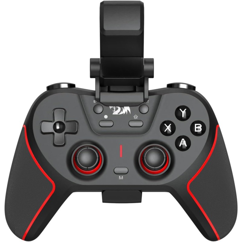 Redragon Sempiten Black and Red Gamer Controller with Cell Phone Holder G712