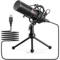 Redragon GM300 USB Gaming Microphone, Computer PC Laptop Condenser Mic with Tripod Stand Redragon GM300 USB Gaming Microphone, Computer PC Laptop Condenser Mic with Tripod Stand