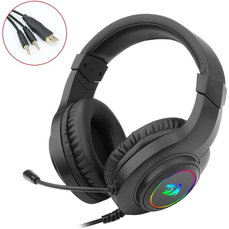 REDRAGON H260 Hylas RGB 2x3.5mm JACK + (USB For RGB) REDRAGON H260 Hylas RGB 2x3.5mm JACK + (USB For RGB)