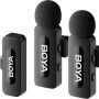 BOYA BY-V2 Ultracompact Wireless Microphone System for iOS Devices (2.4 GHz) - Black