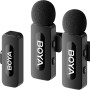 BOYA BY-V20 Ultracompact Wireless Microphone System for USB-C Devices (2.4 GHz) - Black