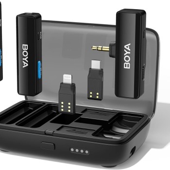 BOYALINK Wireless Microphone System All-in-one 2.4GHz - Black