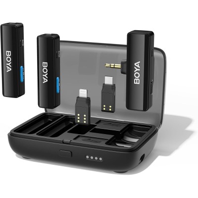 BOYALINK Wireless Microphone System All-in-one 2.4GHz - Black
