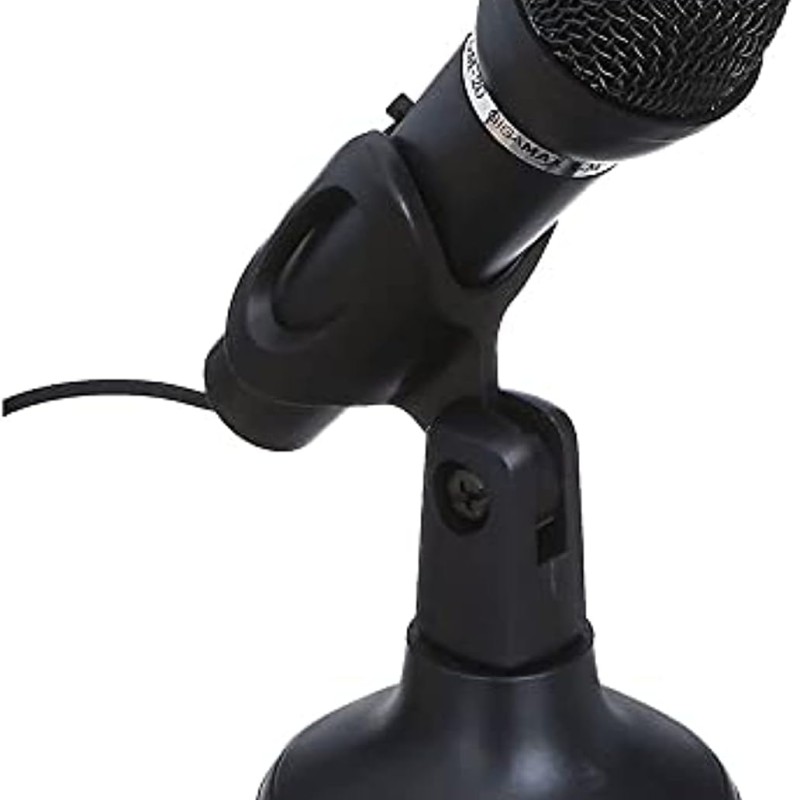 GIGAMAX GM-20 AUX Microphone with Stand - Black